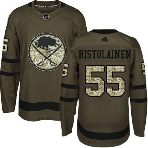 Lapsille NHL Buffalo Sabres Pelipaita Rasmus Ristolainen 55 Camo Vihreä Authentic